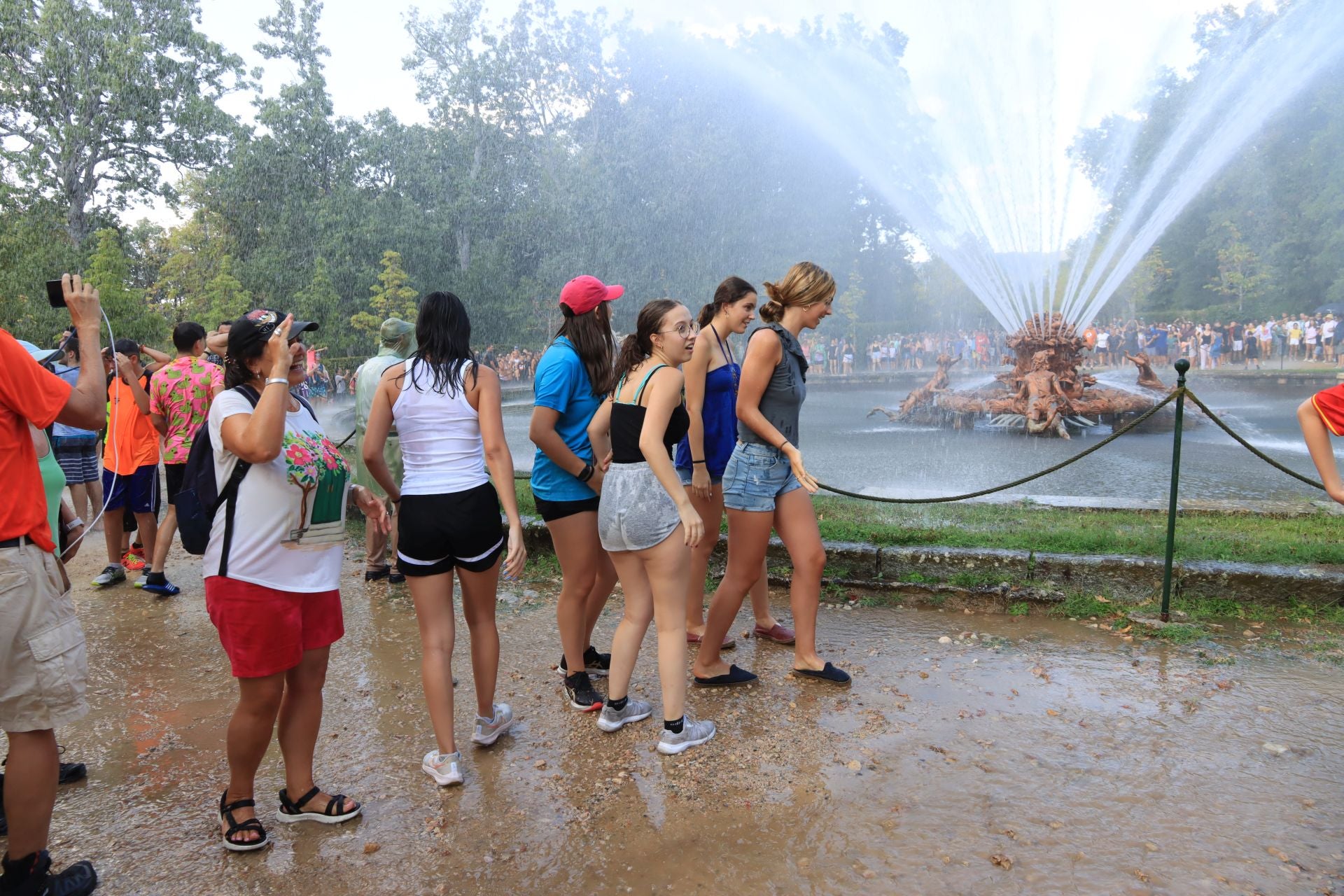 Las fuentes de La Granja, en imágenes