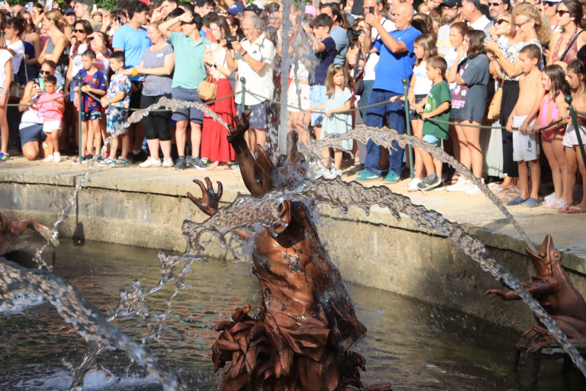 Las fuentes de La Granja, en imágenes
