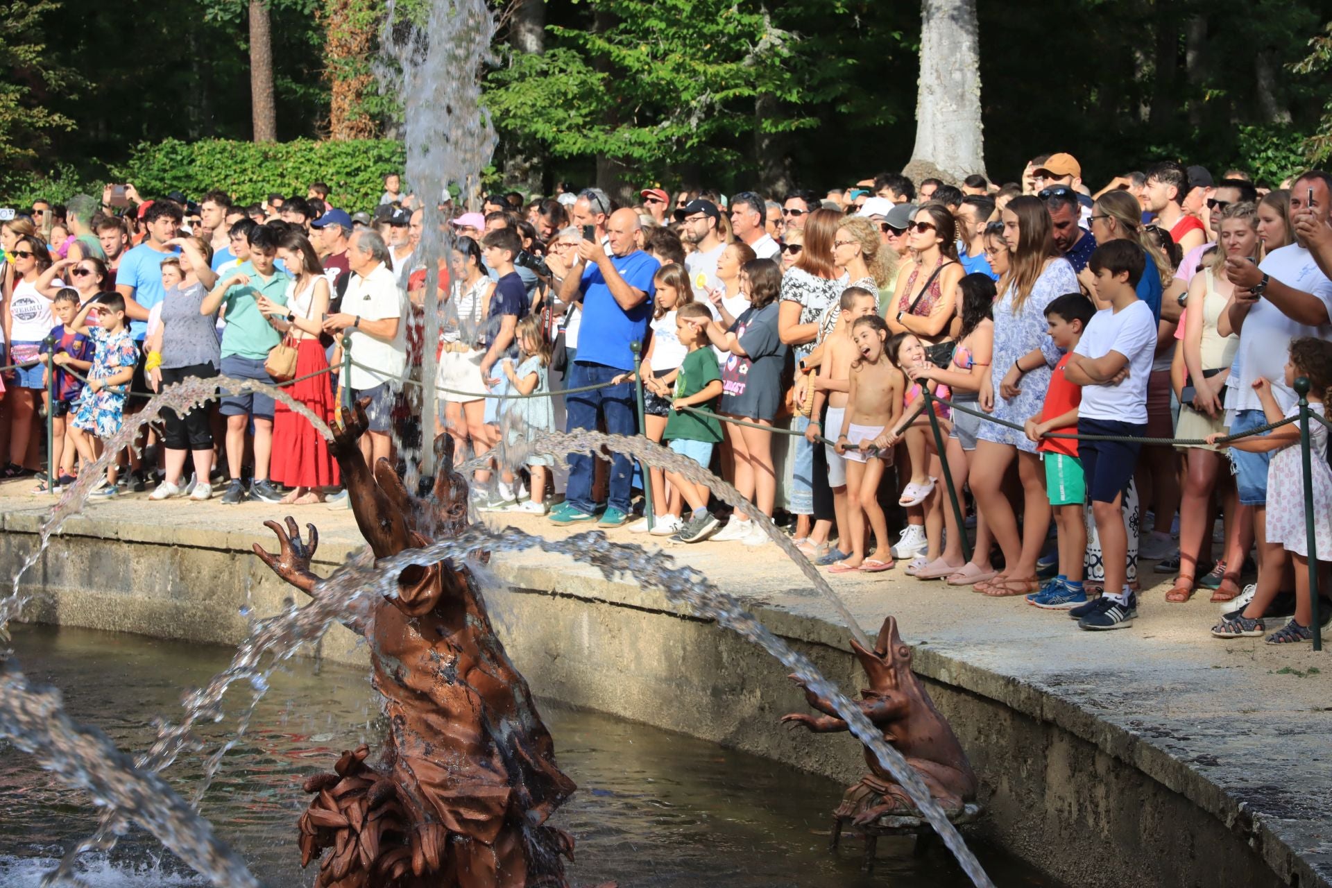 Las fuentes de La Granja, en imágenes