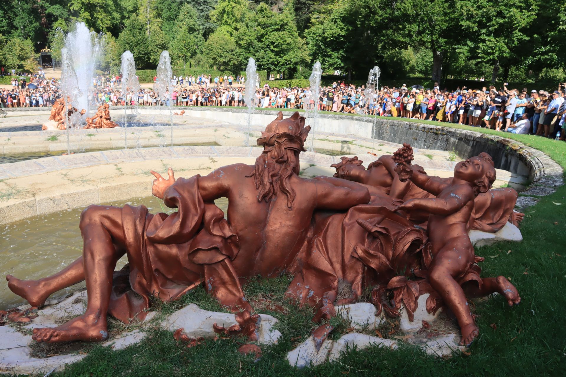 Las fuentes de La Granja, en imágenes