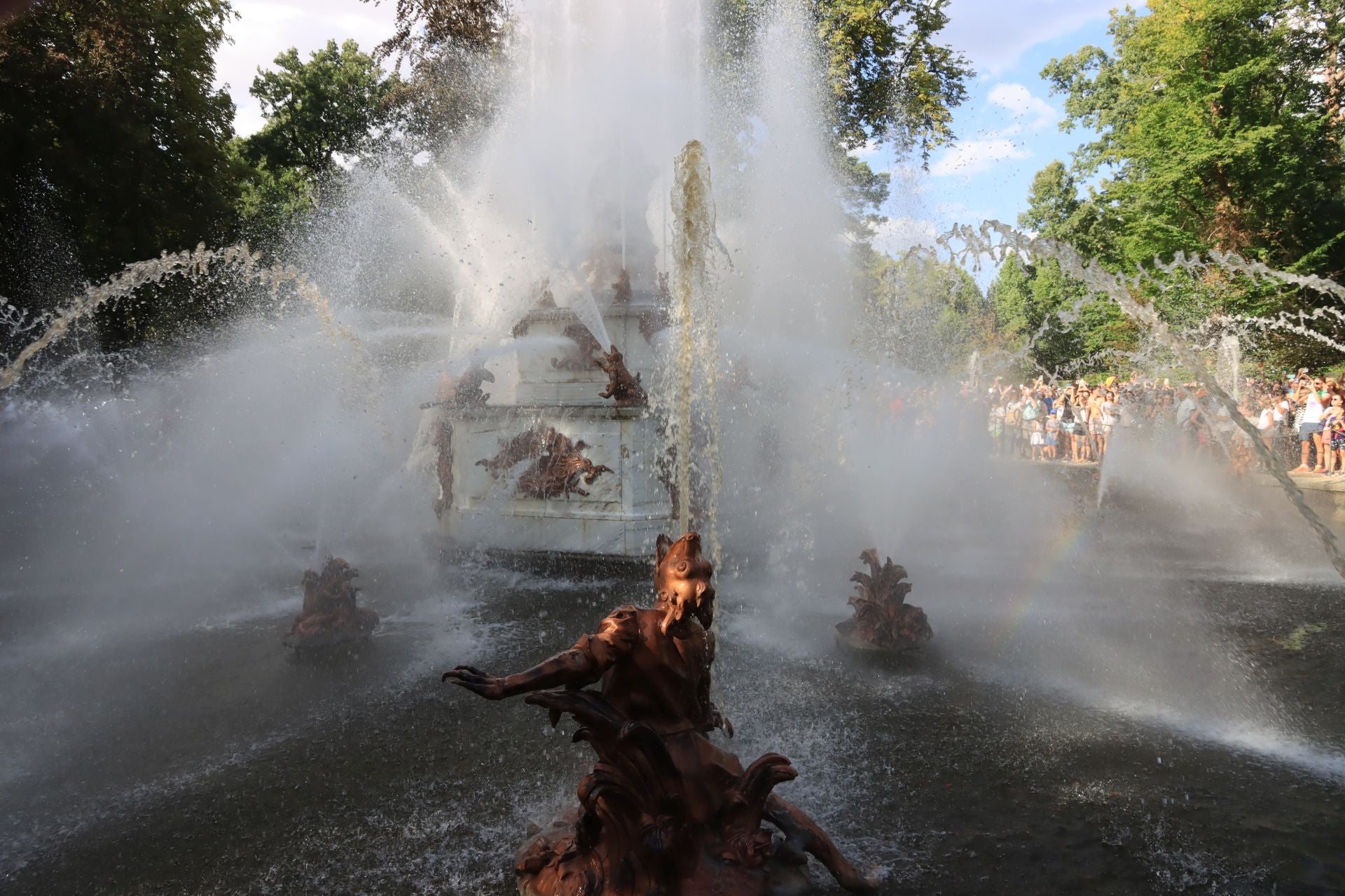 Las fuentes de La Granja, en imágenes