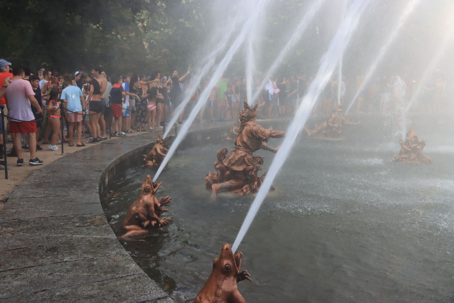 Las fuentes de La Granja, en imágenes