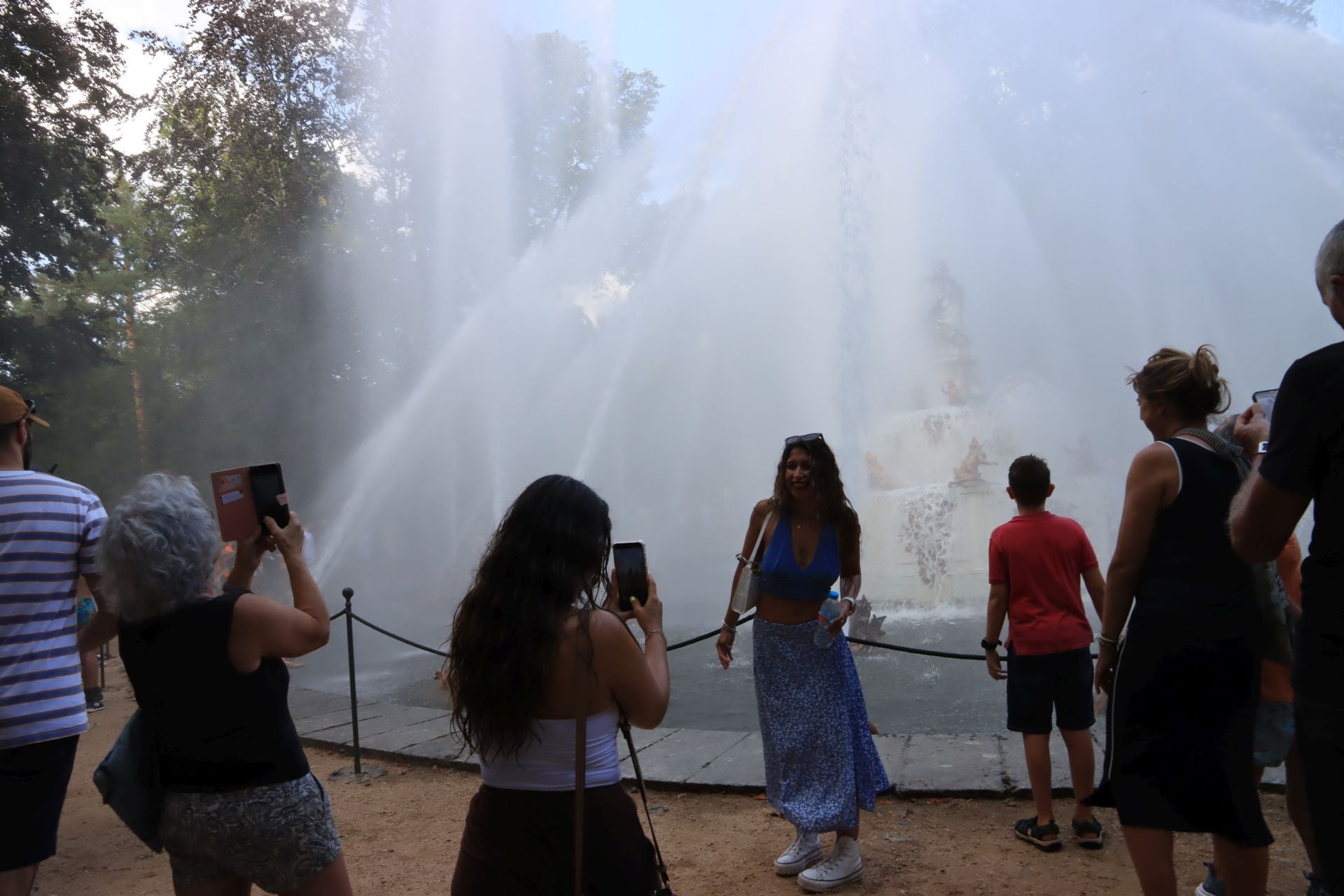 Las fuentes de La Granja, en imágenes