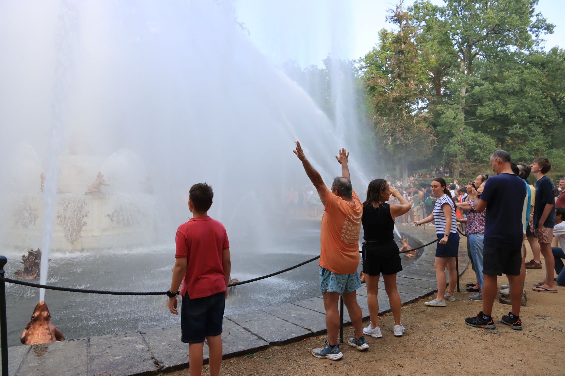 Las fuentes de La Granja, en imágenes