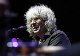 José Mercé durante un concierto.