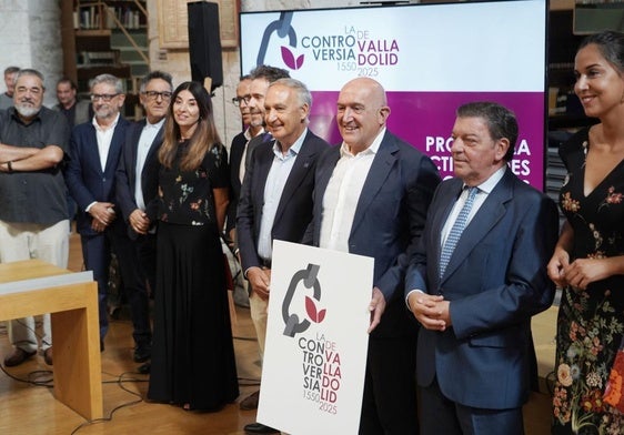 Presentación de las actividades para conmemorar el 475 aniversario de la Controversia de Valladolid, este martes.