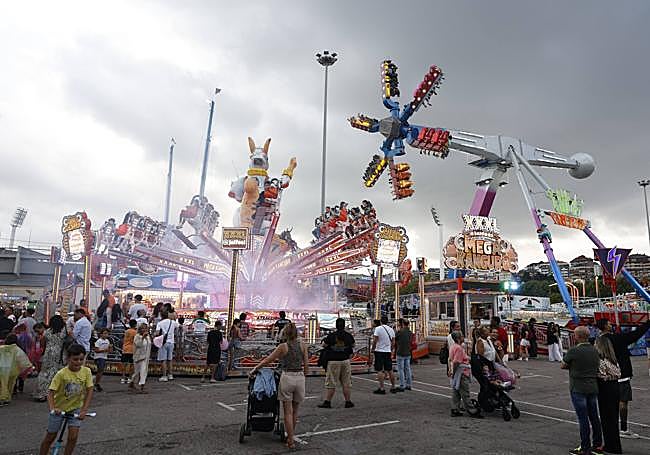 La atracción 'High Energy' en la feria de la Semana Grande de Santander