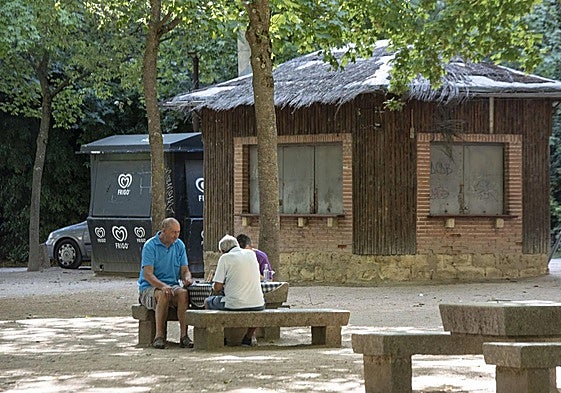 Quiosco de la Fuencisla, en Segovia capital.
