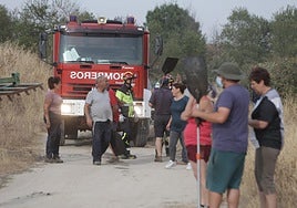 Incendio entre Malillos y la Cernecina, en Zamora.