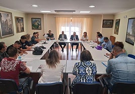 Reunión de la Junta de Seguridad para las fiestas patronales en honor a Nuestra Señora la Virgen del Villar en Laguna de Duero.