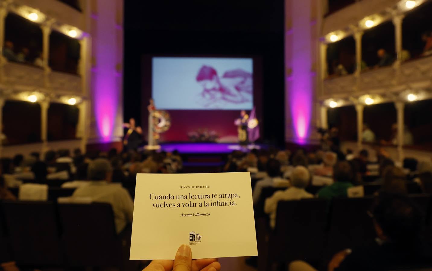 Palencia disfruta un ilustrado pregón literario