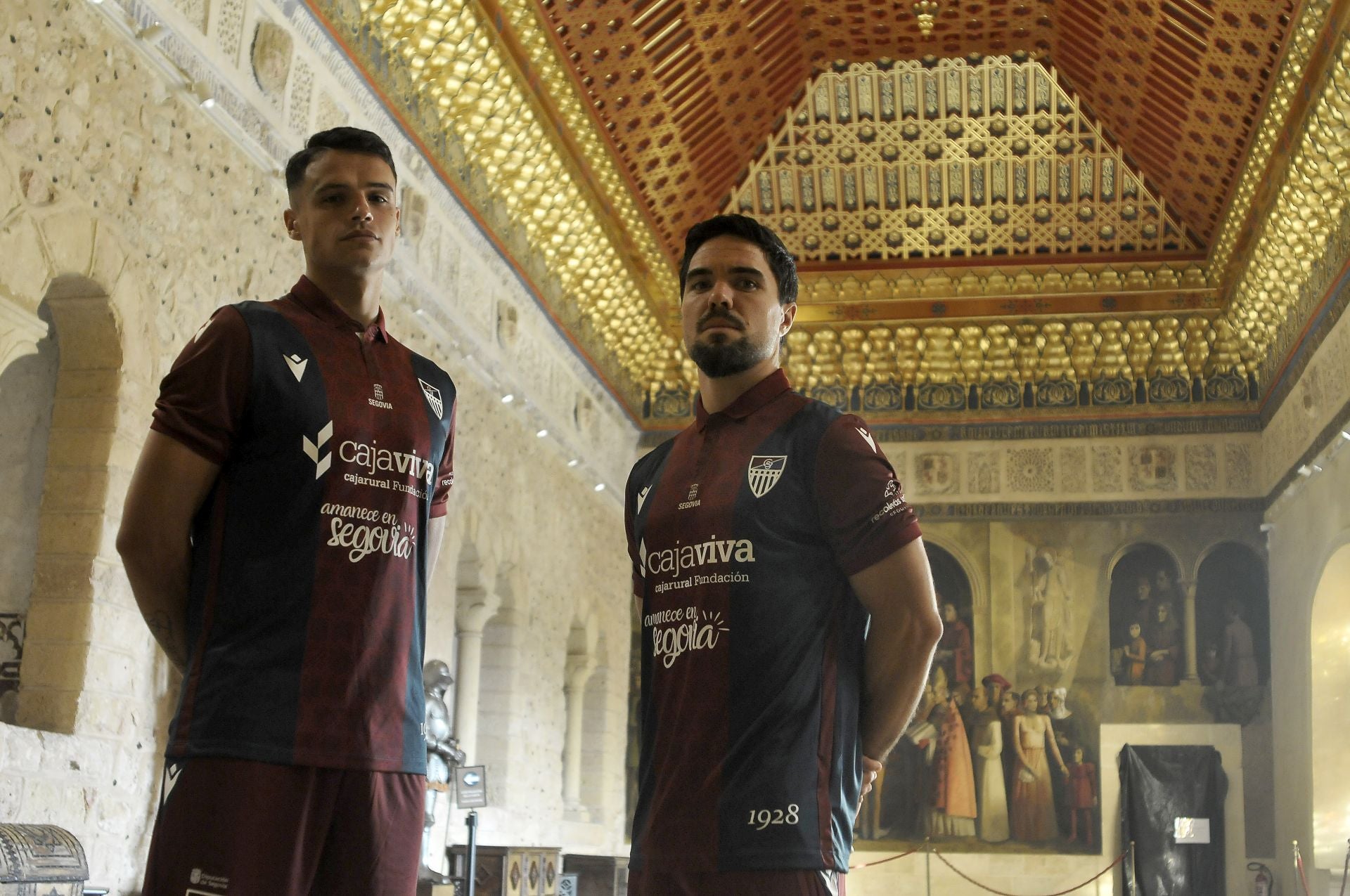 Fotos de la nueva camiseta de la Gimnástica Segoviana