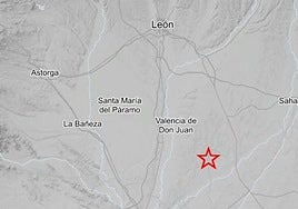 Epicentro del terremoto en Valdemora