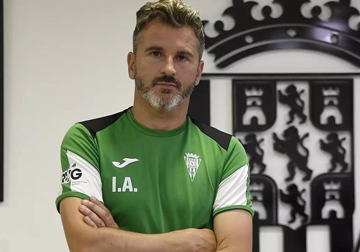Iván Ania, entrenador del Córdoba CF.