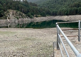 Embalse de El Tejo, hace unas semanas.
