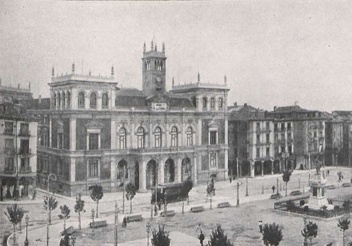 La Plaza de la Constitución, como se llamaba la actual Plaza Mayor en 1920.