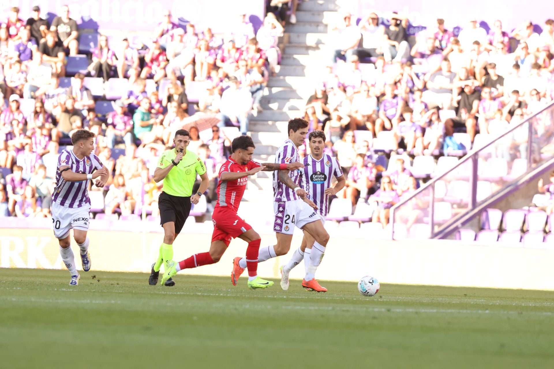 Las imágenes del partido entre el Real Valladolid y el Córdoba