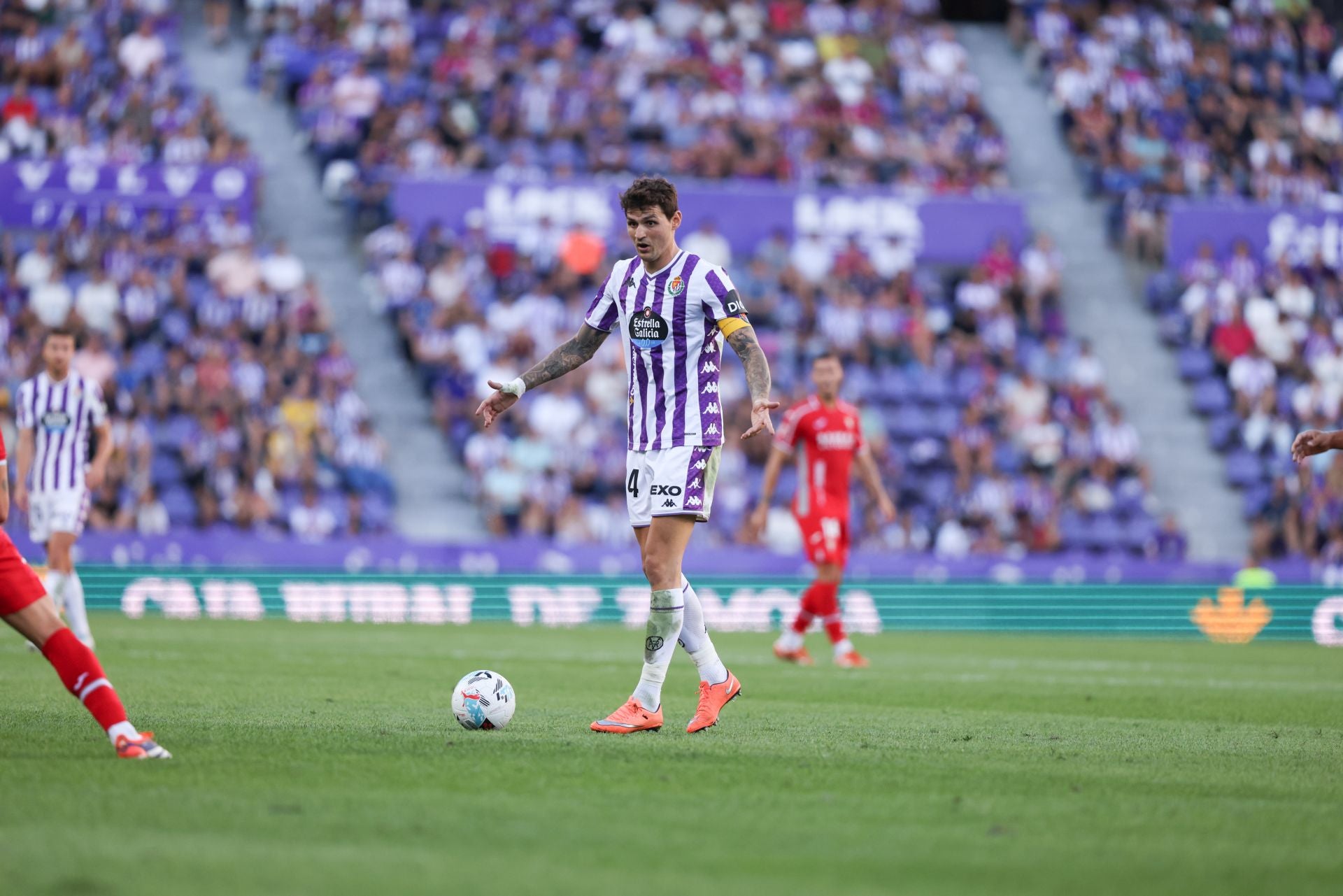 Las imágenes del partido entre el Real Valladolid y el Córdoba
