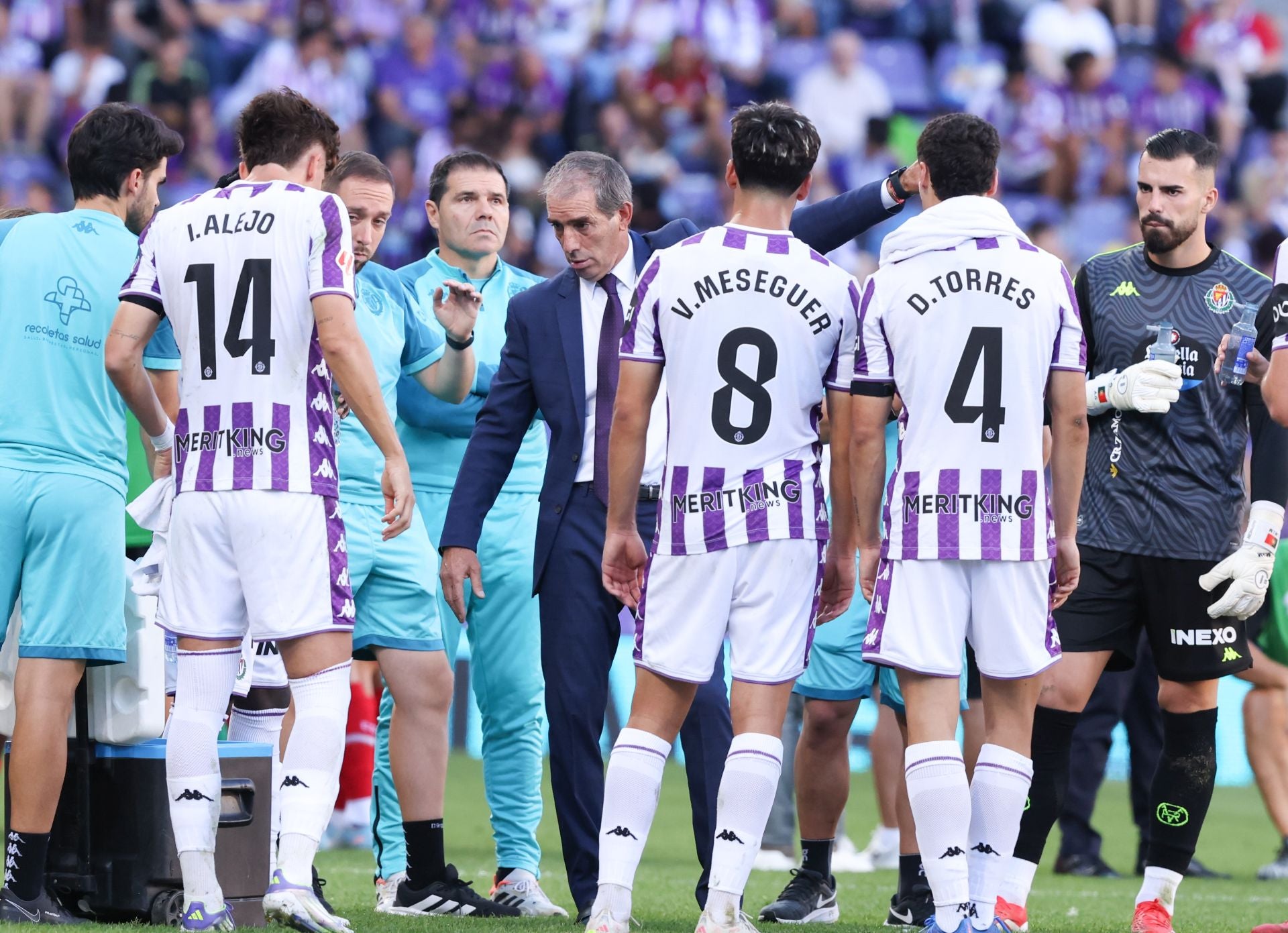 Las imágenes del partido entre el Real Valladolid y el Córdoba