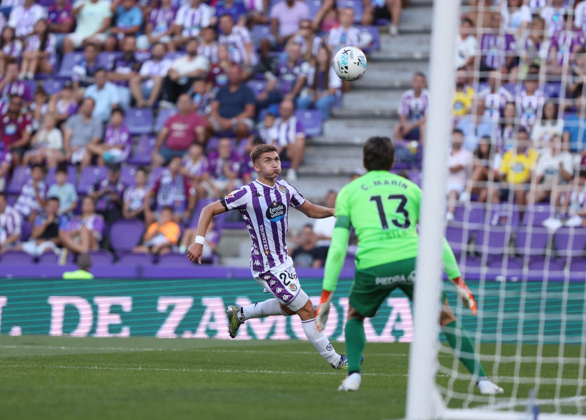Las imágenes del partido entre el Real Valladolid y el Córdoba