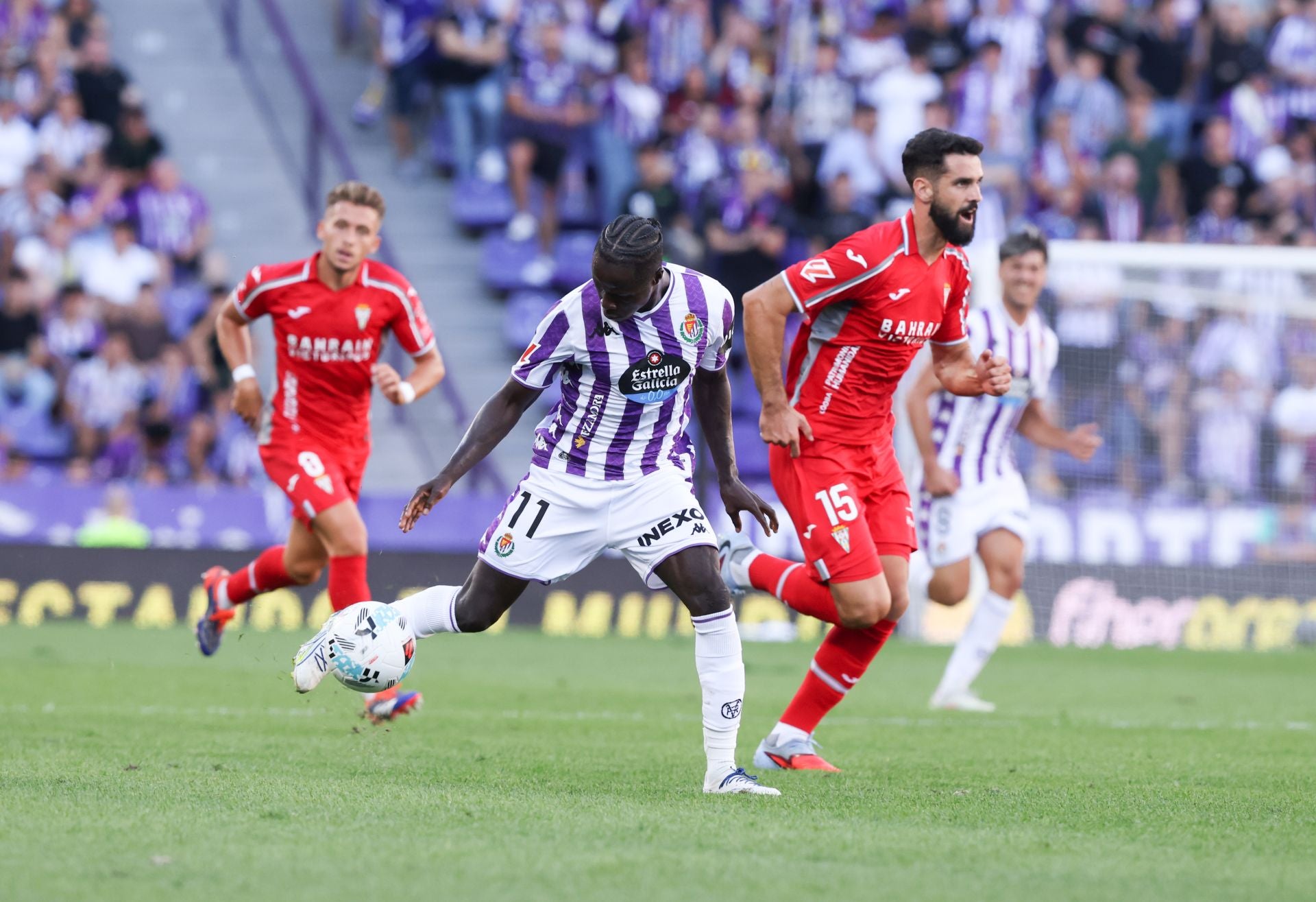 Las imágenes del partido entre el Real Valladolid y el Córdoba