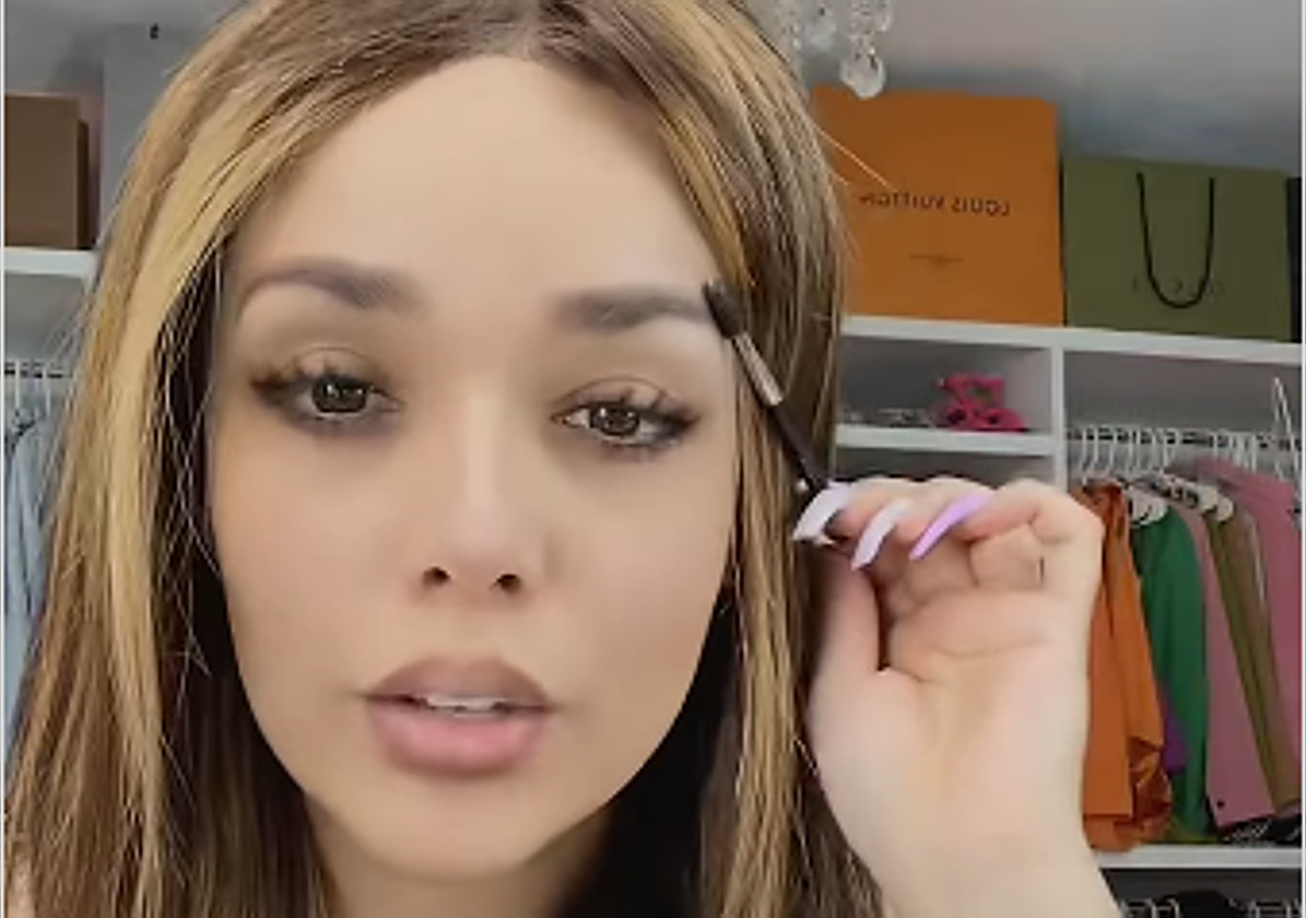 Esmeralda Ferrer en un vídeo de su cuenta de TikTok