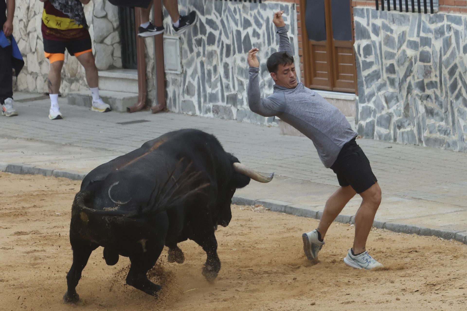 Encierro del domingo en Ataquines