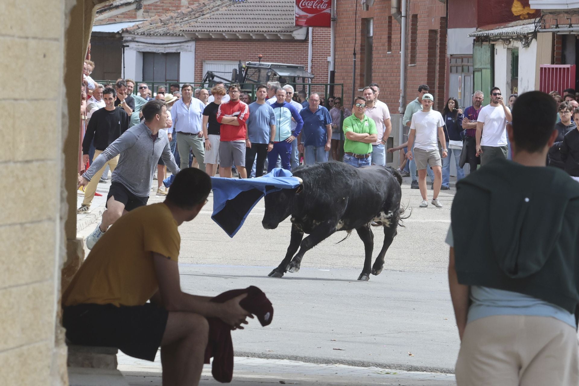 Encierro del domingo en Ataquines