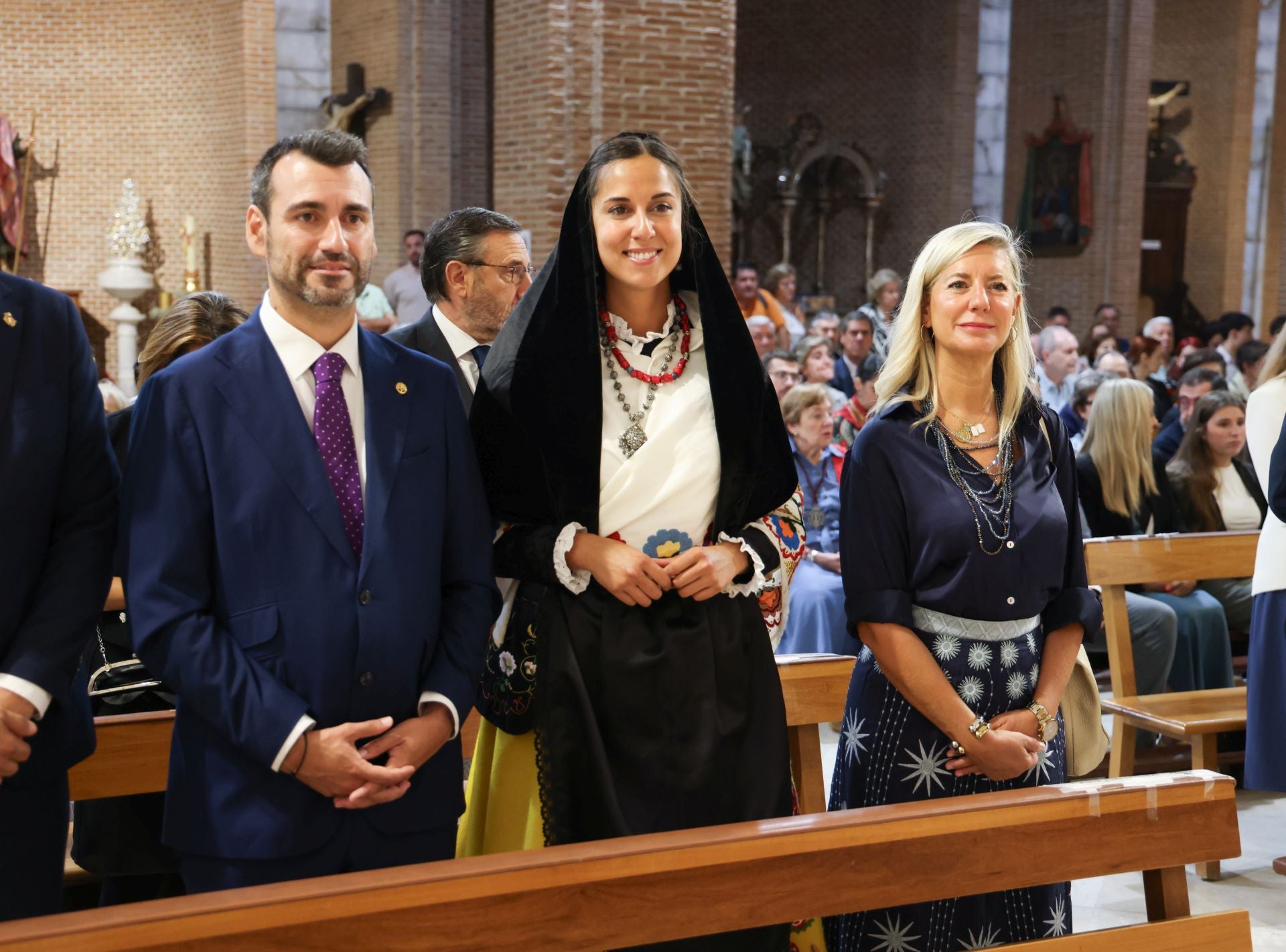Ofrenda floral y misa en honor a la Virgen de San Lorenzo, patrona de Valladolid