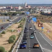 Estado de la A-6 la tarde del domingo a la altura de Tordesillas.
