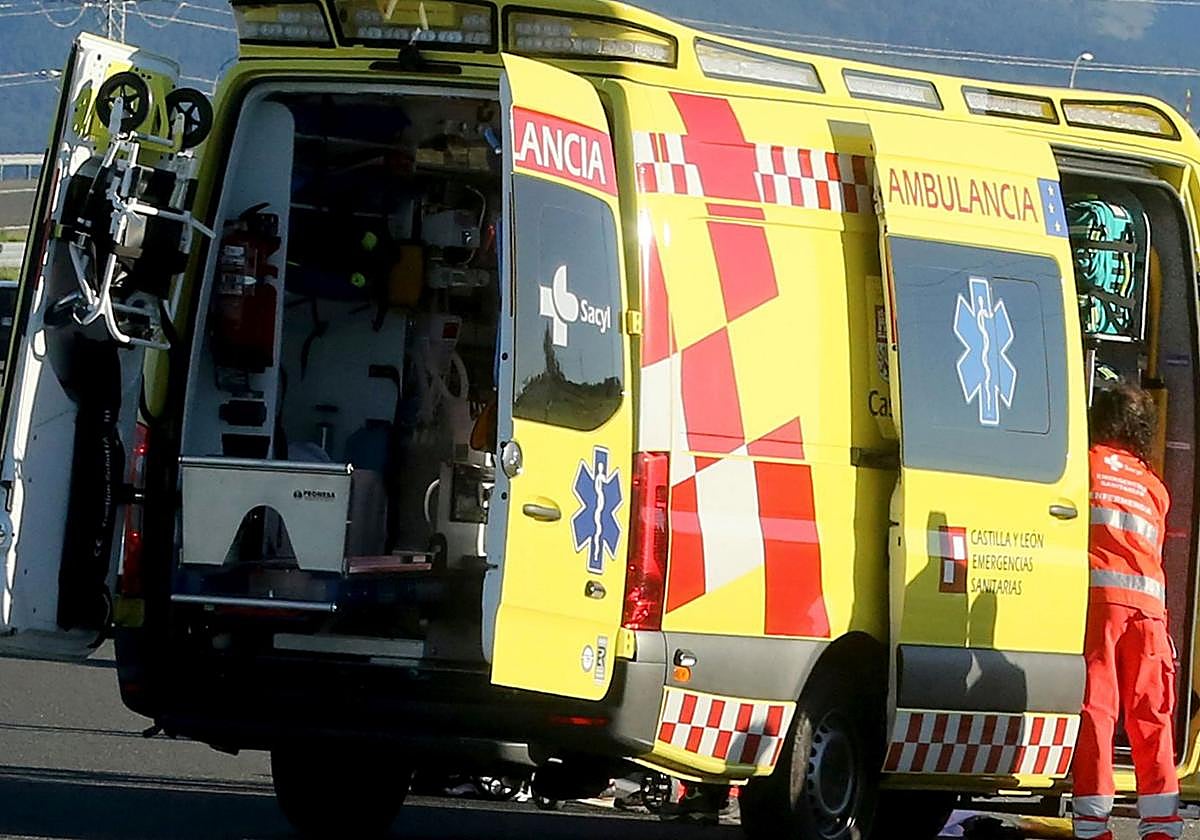 Ambulancia del 112 de Castilla y León.