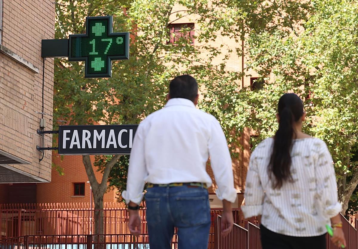 El mercurio tan solo marcaba 17 grados este lunes al mediodía en Parquesol.
