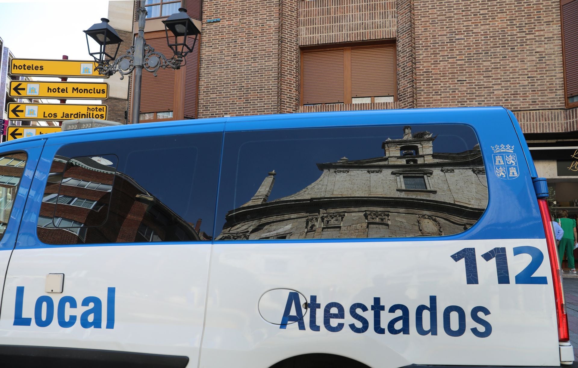 Imagen de archivo de un vehículo de la Policía Local de Atestados de Palencia.