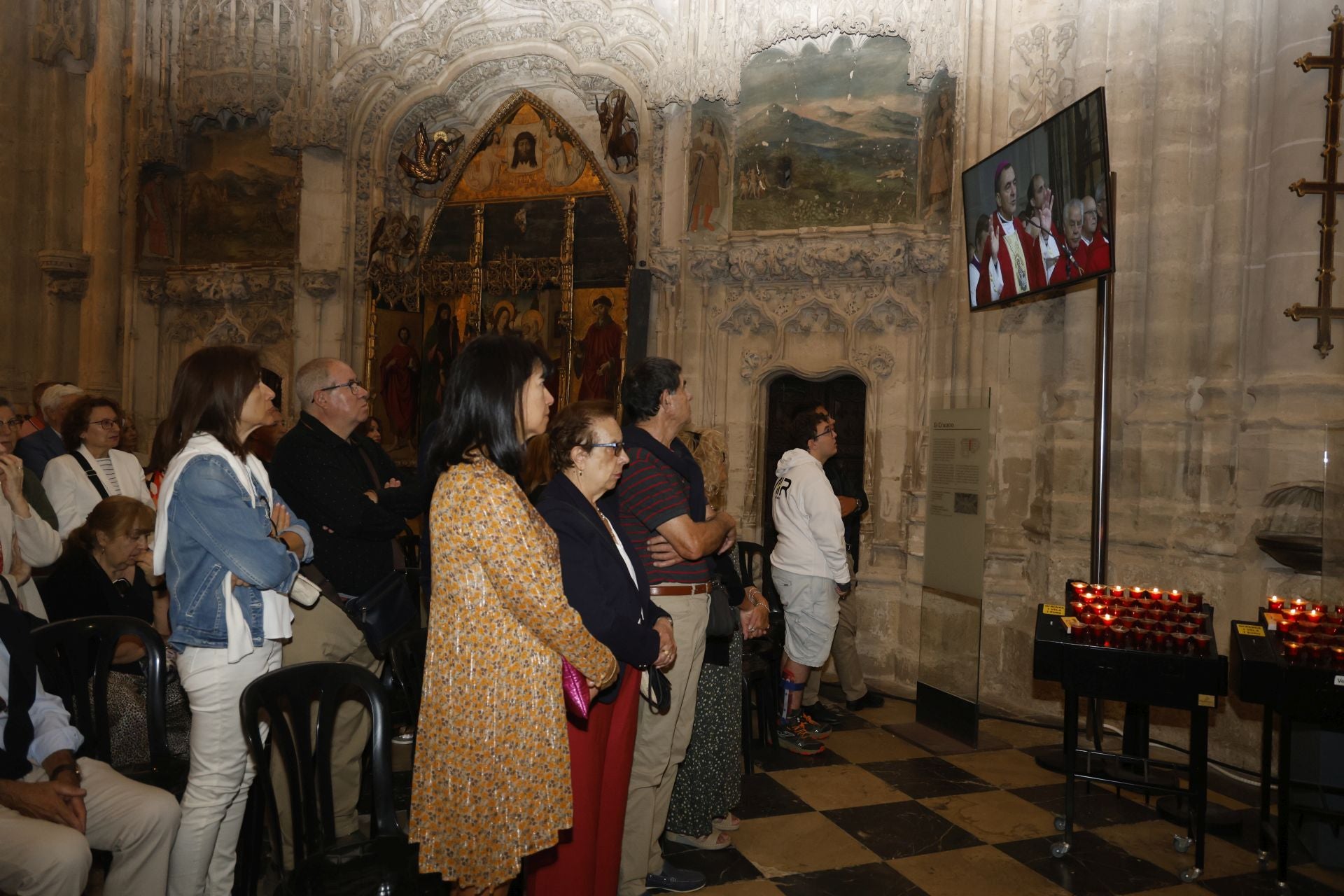 La Catedral de Palencia, a rebosar en la misa por San Antolín