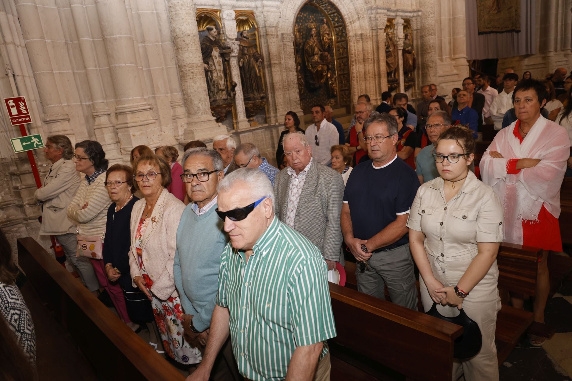 La Catedral de Palencia, a rebosar en la misa por San Antolín