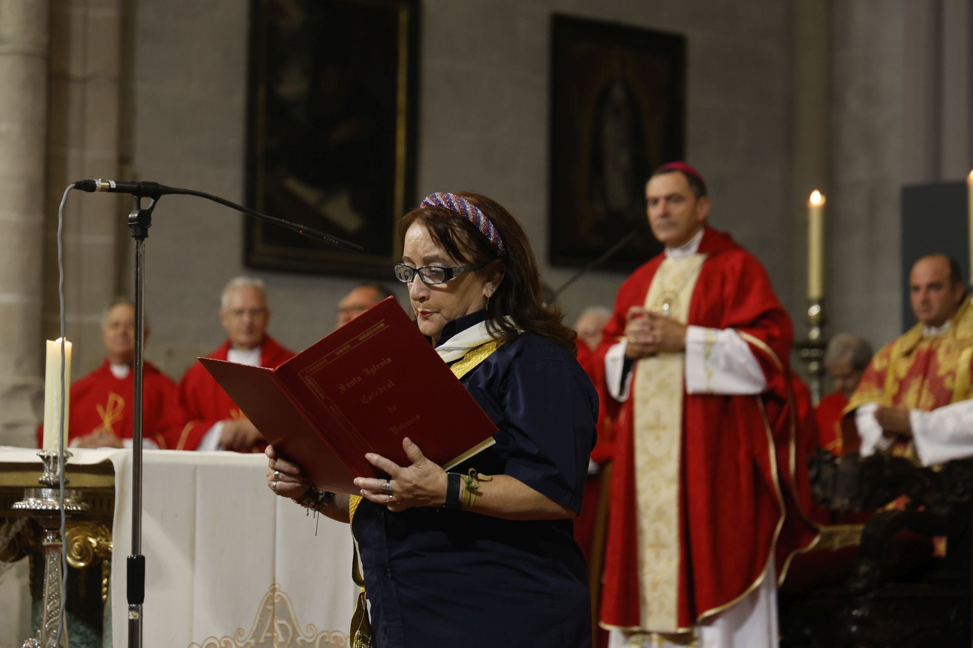 La Catedral de Palencia, a rebosar en la misa por San Antolín