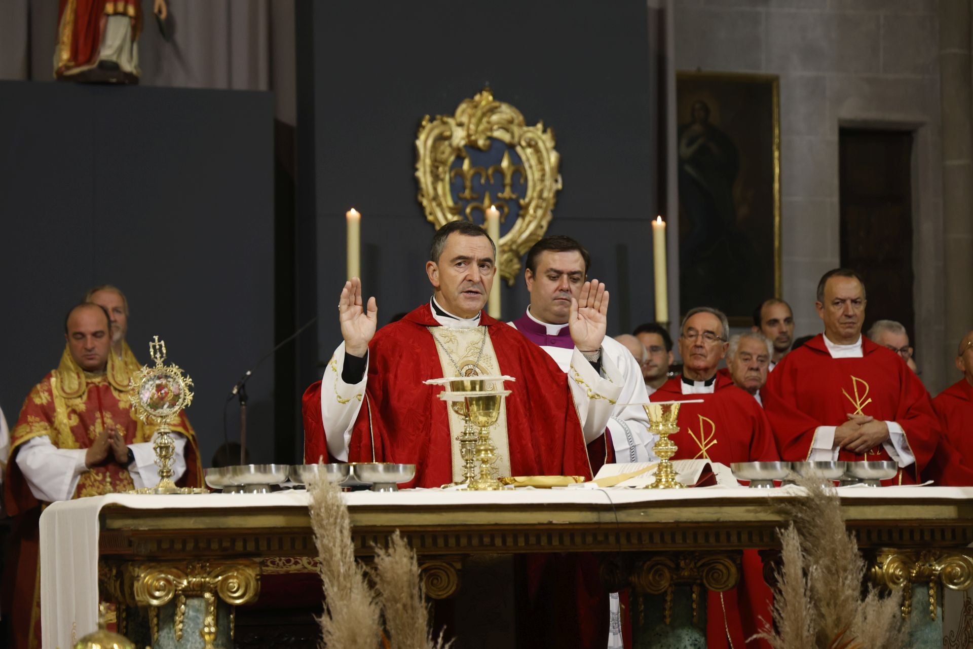 La Catedral de Palencia, a rebosar en la misa por San Antolín