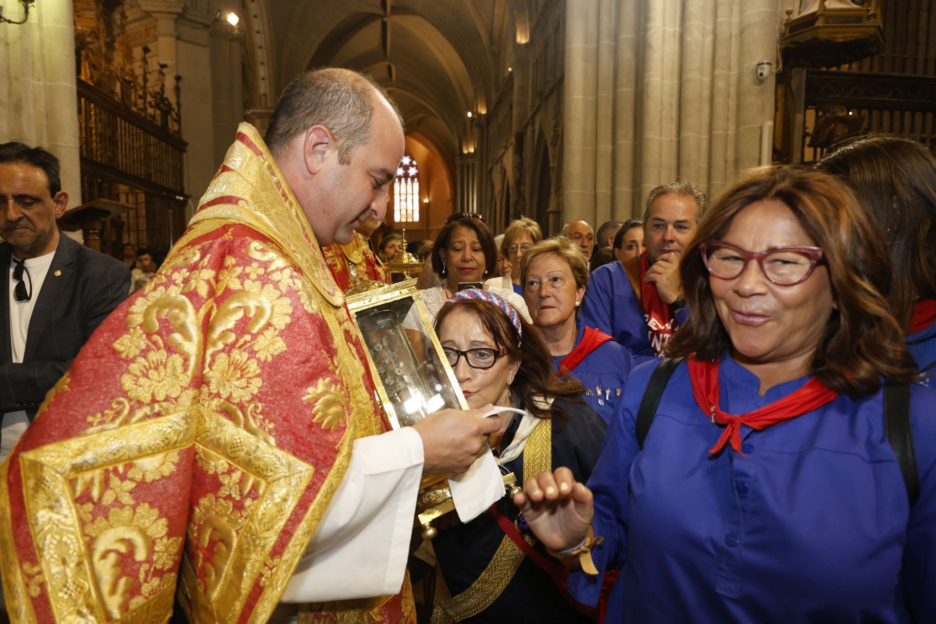La Catedral de Palencia, a rebosar en la misa por San Antolín