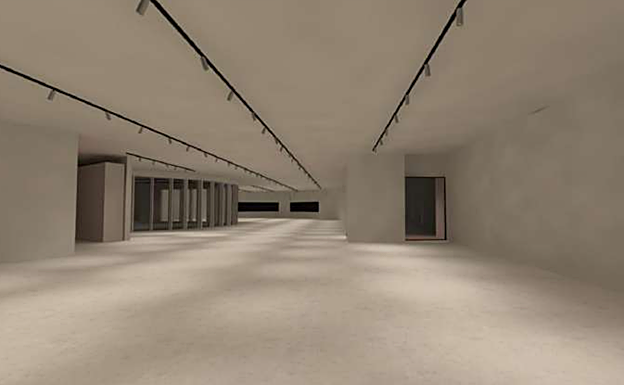 Recreación del interior de una de las plantas.