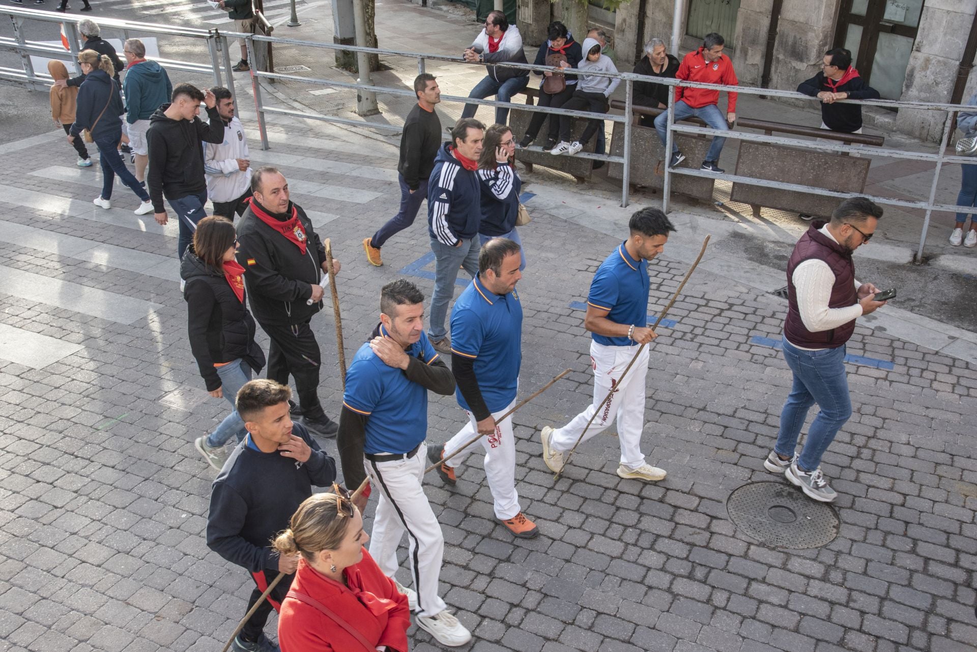 Fotos del ambiente en el tercer encierro de Cuéllar