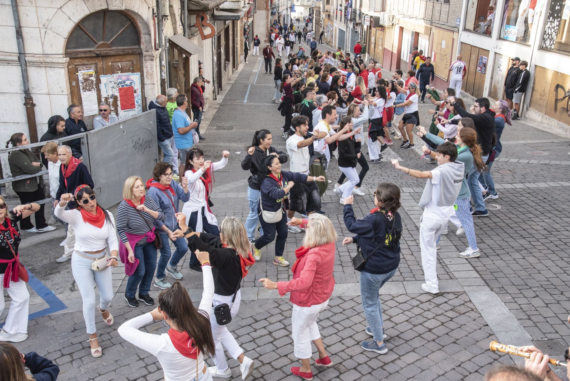 Fotos del ambiente en el tercer encierro de Cuéllar
