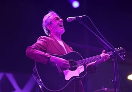 Xoel López, durante un concierto en 2024.