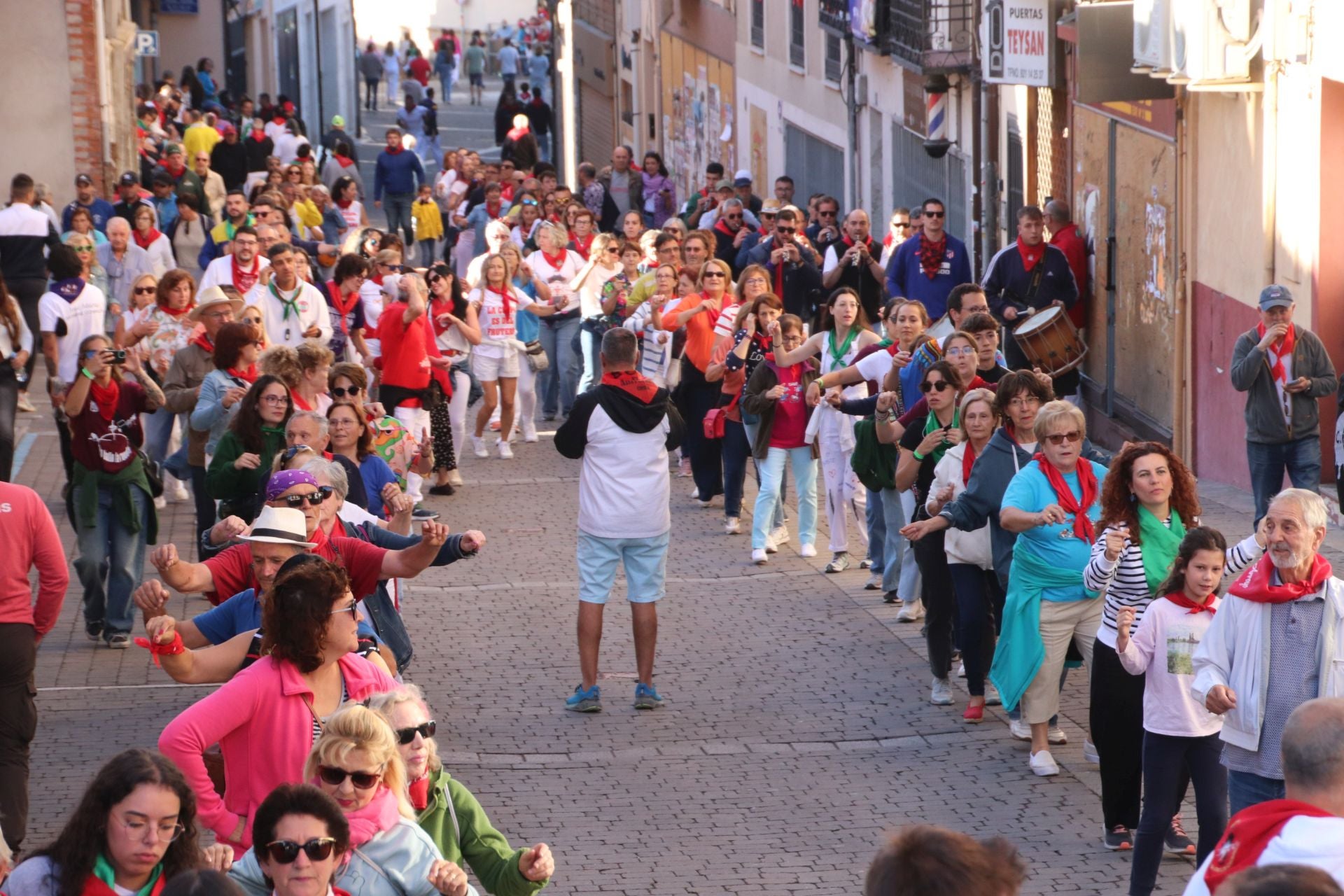 Fotos del ambiente en el cuarto encierro de Cuéllar