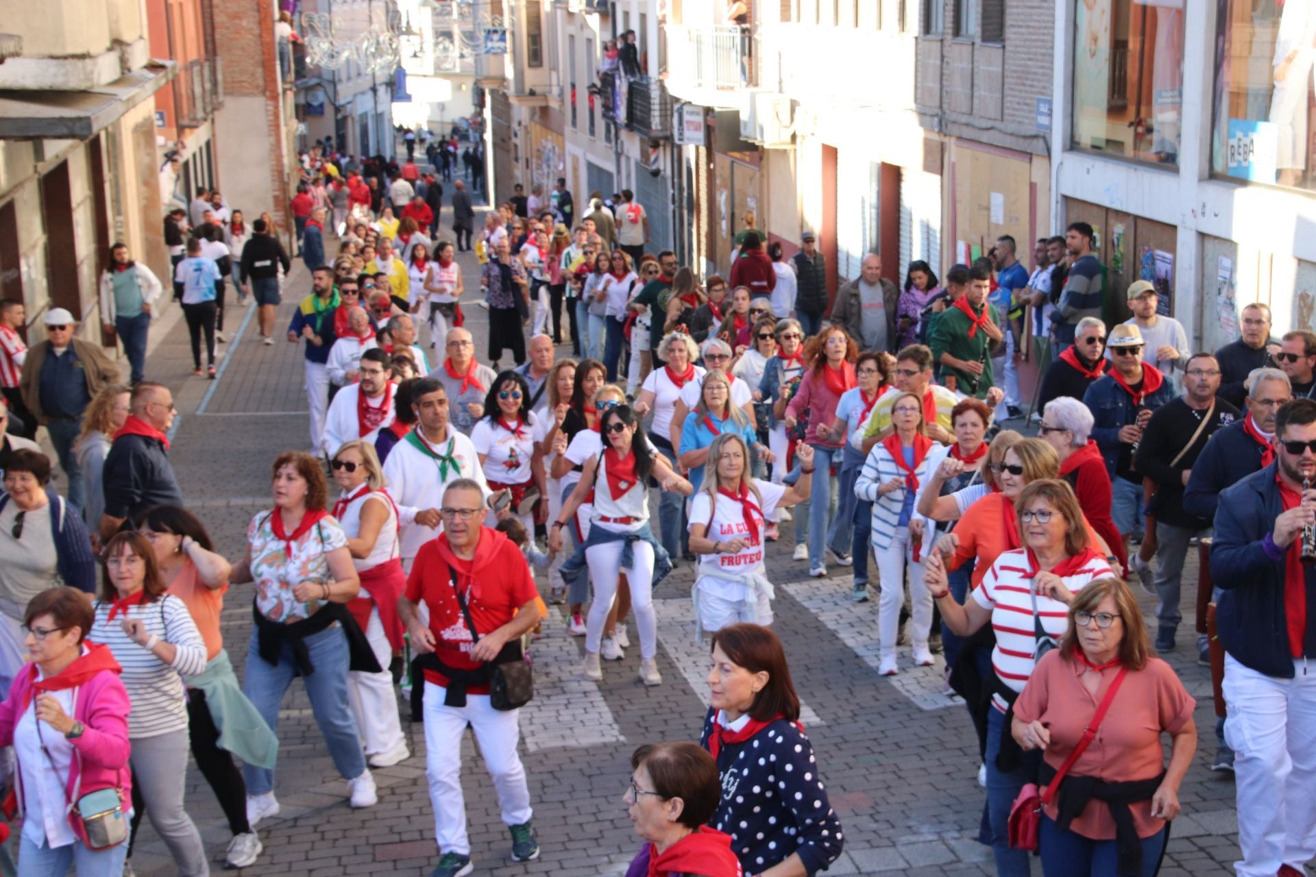 Fotos del ambiente en el cuarto encierro de Cuéllar