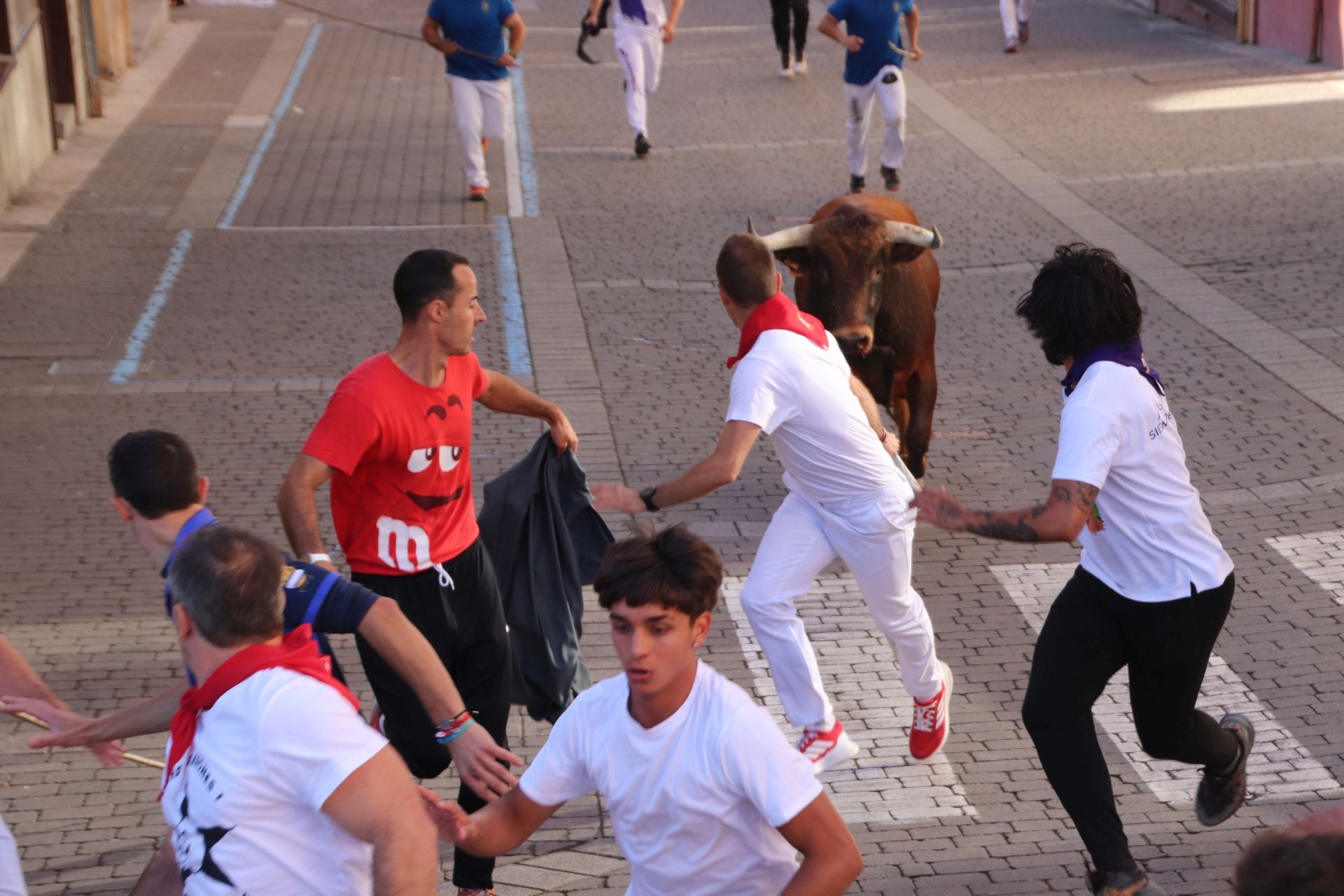 Fotos del cuarto encierro por las calles de Cuéllar