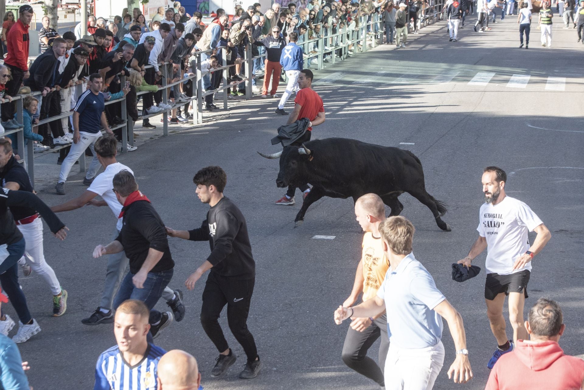 Fotos del cuarto encierro por las calles de Cuéllar