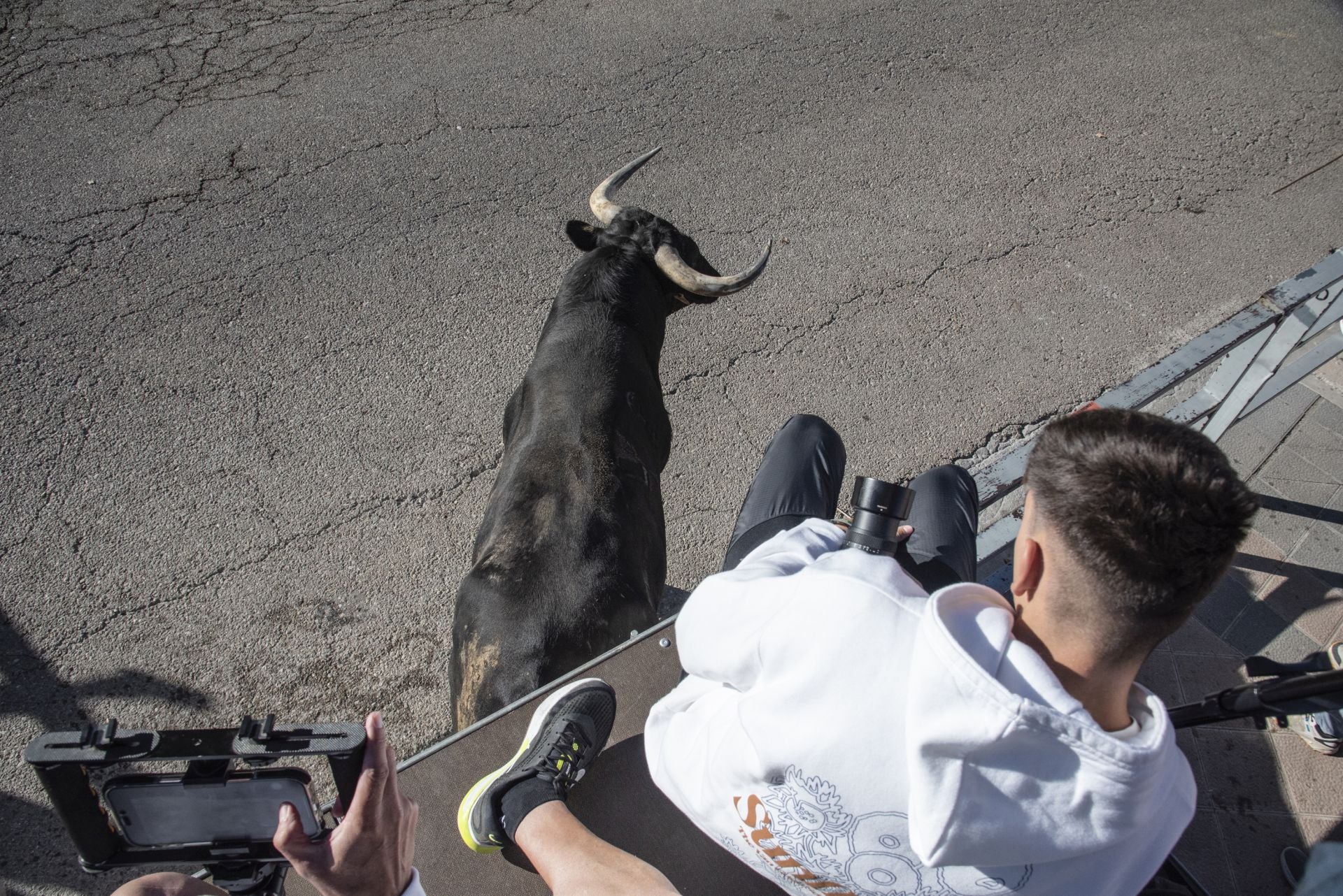 Fotos del cuarto encierro por las calles de Cuéllar