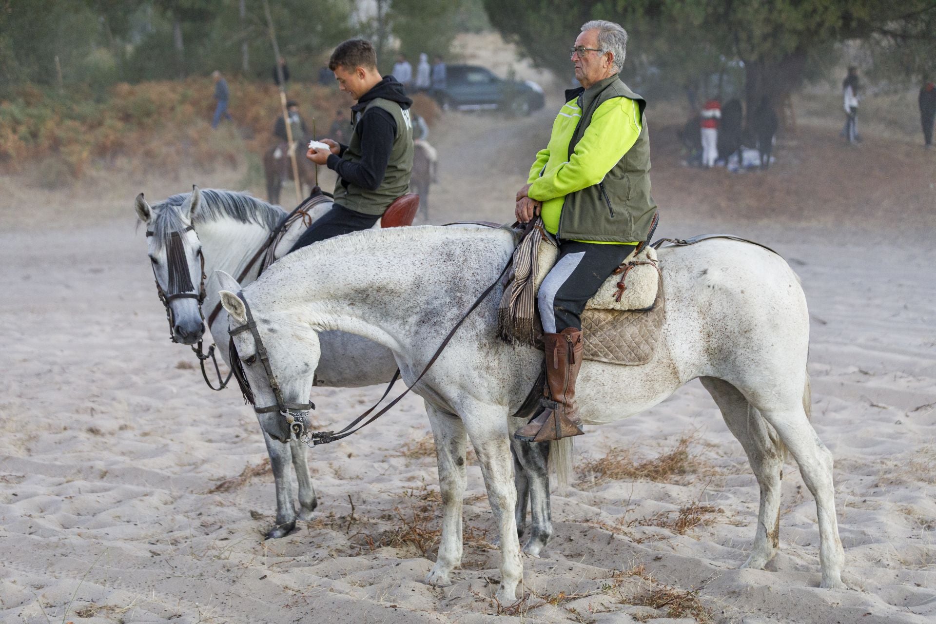 Fotos del cuarto encierro de Cuéllar por el campo