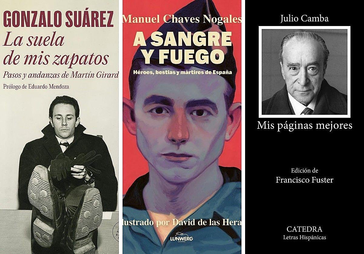 Las tres portadas de los libros de la semana.