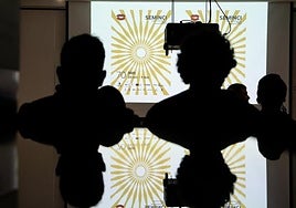 El cartel, durante la presentación en Espacio Seminci.